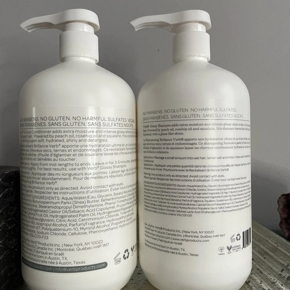 NEW- Verb Glossy Shampoo & Conditioner 32.oz set - Picture 5 of 12